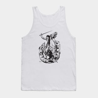 Gaucho Wolf Attack by PPereyra Tank Top